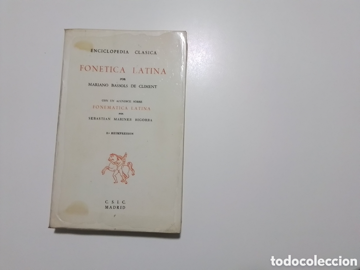 Libros de segunda mano: Fon&eacute;tica latina. Mariano Bassols de Climent.