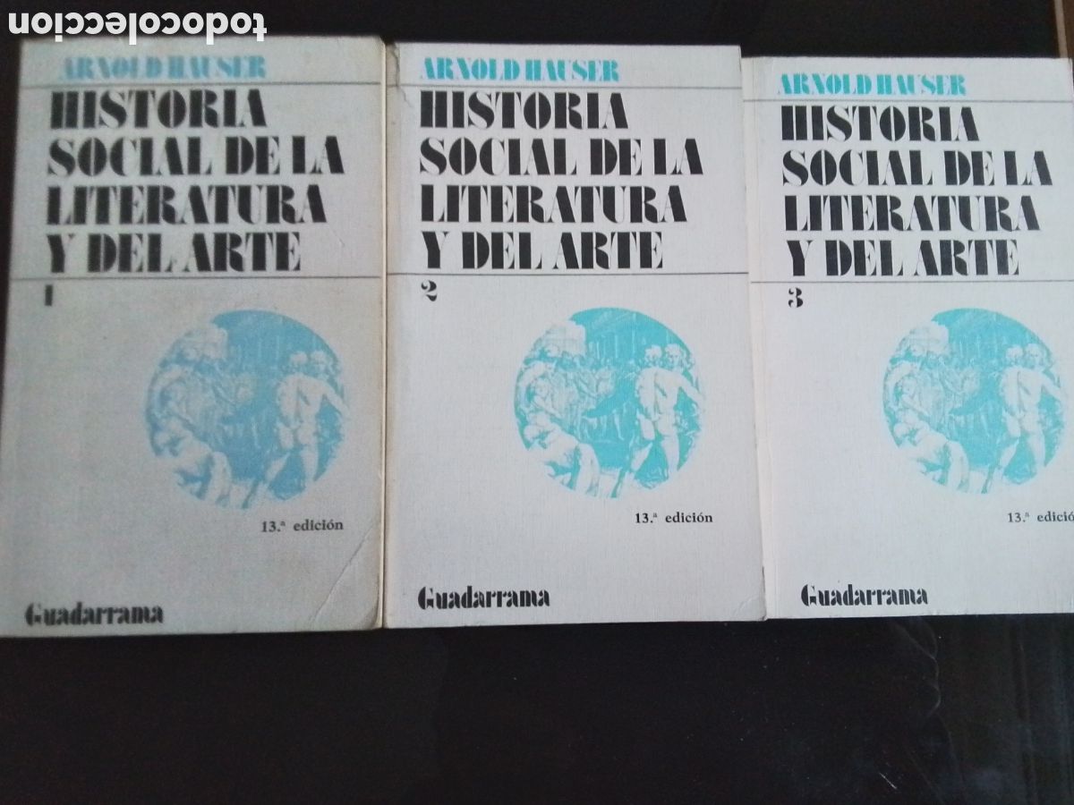 Libri di seconda mano: Historia Social de la Literatura y del Arte. 3 volumenes. Arnold Hauser.