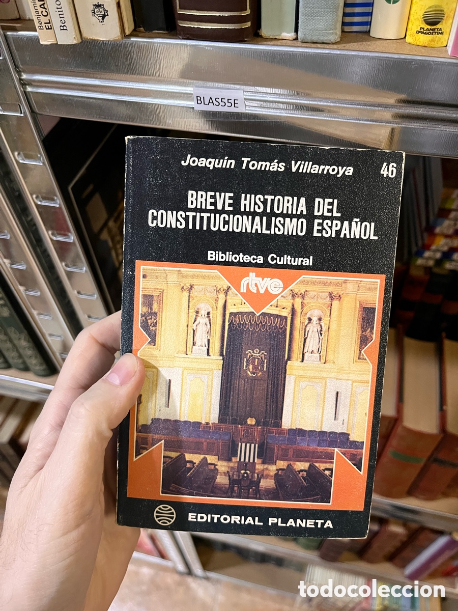 Second hand books: BLAS55E Joaqu&iacute;n Tom&aacute;s Villarroya BREVE HISTORIA DEL CONSTITUCIONALISMO ESPA&Ntilde;OL Biblioteca Cultural