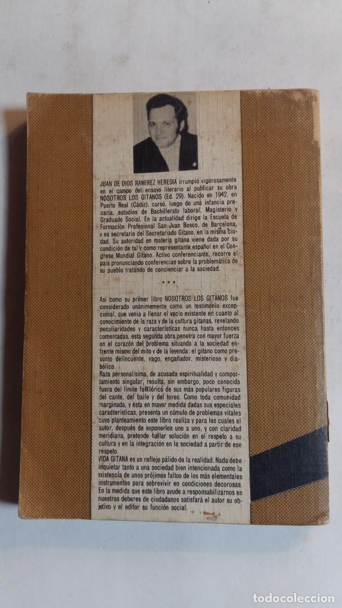 Libros de segunda mano: Vida Gitana, Juan de Dios Ramirez Heredia, Ediciones 29 - Foto 2