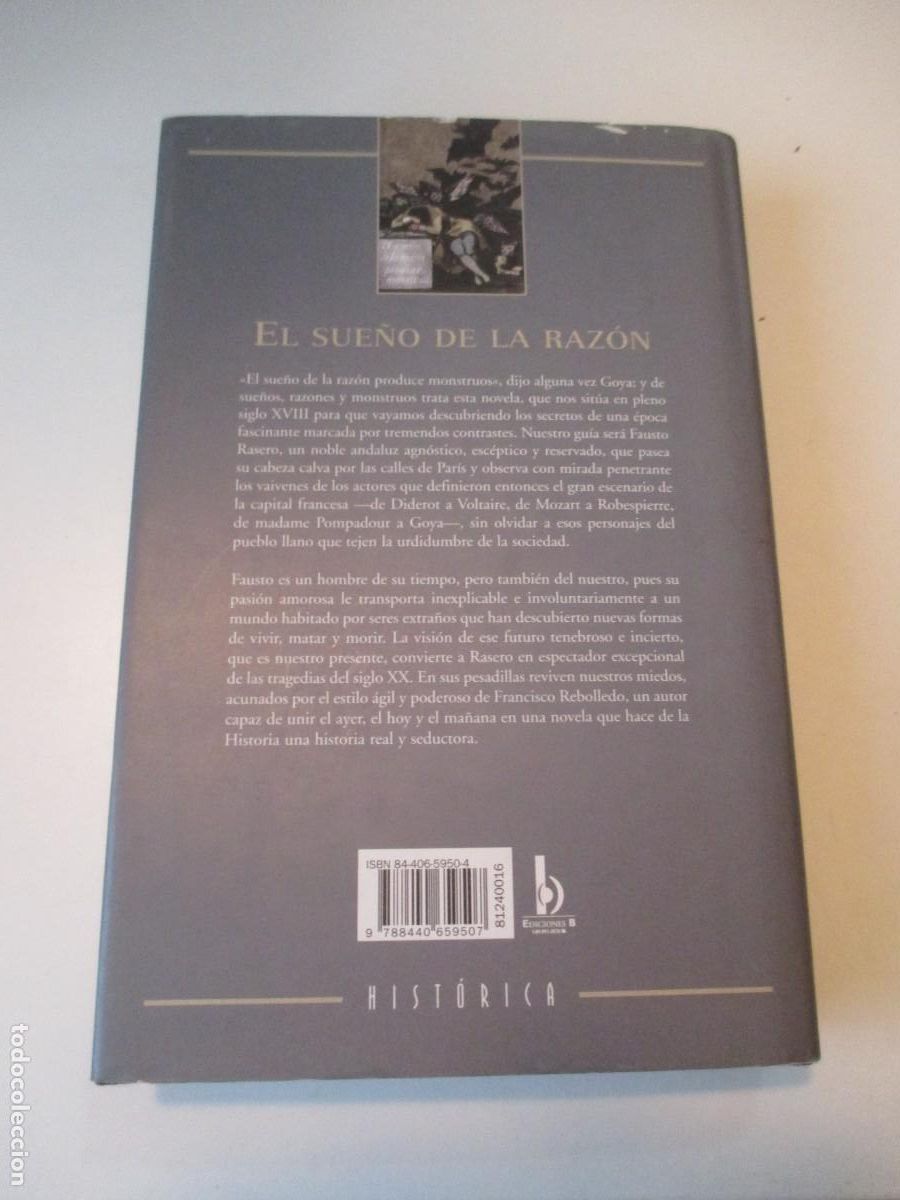 Libros de segunda mano: FRANCISCO REBOLLEDO El sue&ntilde;o de la raz&oacute;n W37452 - Foto 2