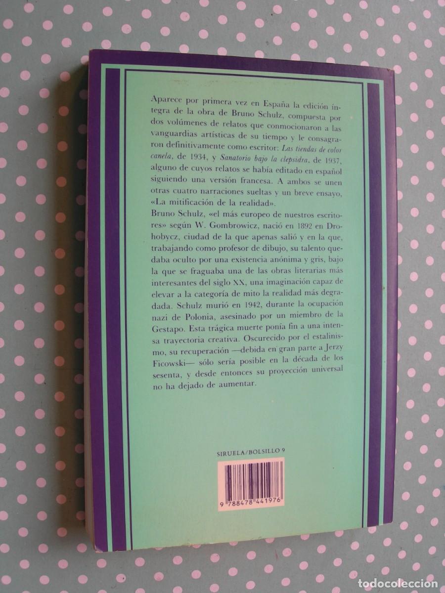 Libros de segunda mano: BRUNO SCHULZ / OBRA COMPLETA / ENSAYO - Foto 2