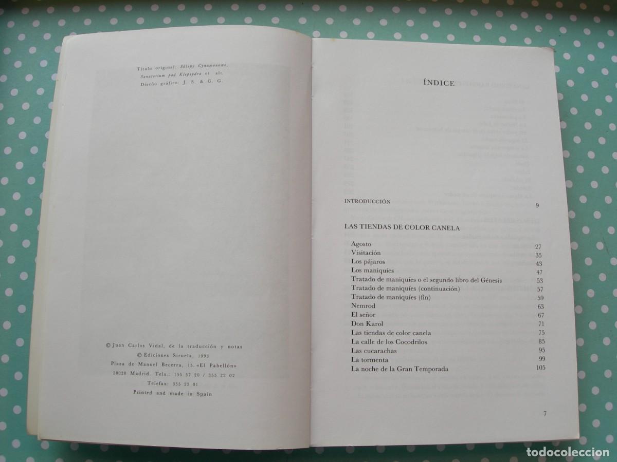 Libros de segunda mano: BRUNO SCHULZ / OBRA COMPLETA / ENSAYO - Foto 3