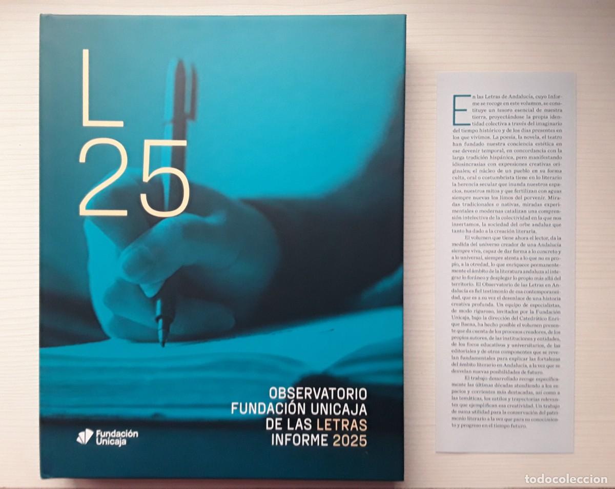 Libros de segunda mano: OBSERVATORIO FUNDACI&Oacute;N UNICAJA DE LAS LETRAS. INFORME 2025. - Foto 4