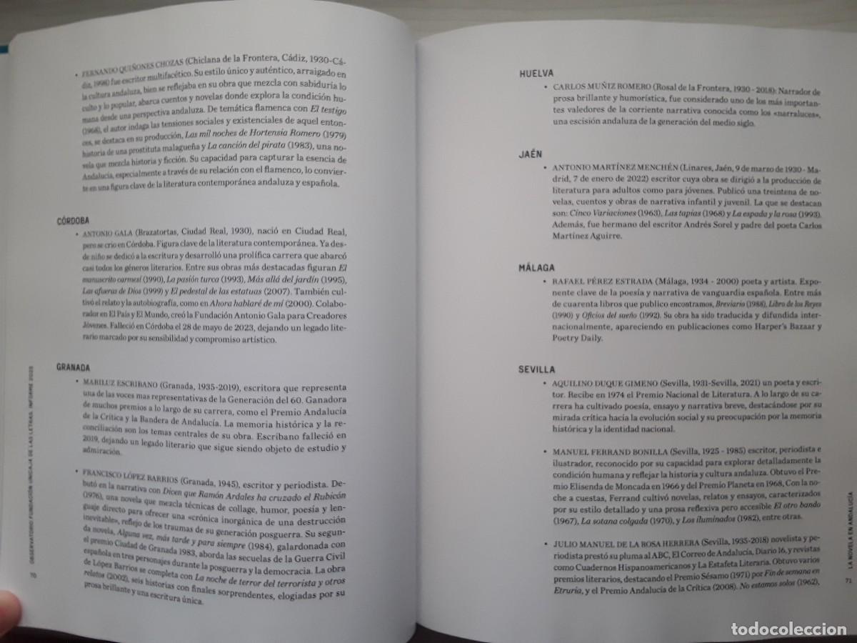 Libros de segunda mano: OBSERVATORIO FUNDACI&Oacute;N UNICAJA DE LAS LETRAS. INFORME 2025. - Foto 6