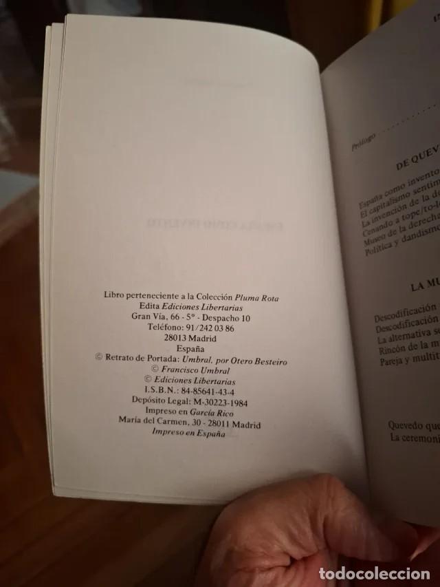 Libros de segunda mano: Espa&ntilde;a como invento, de Umbral - Foto 2