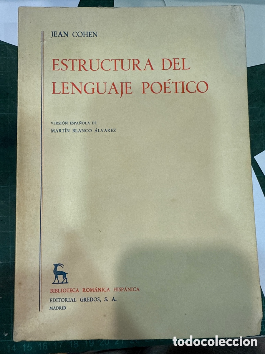 Livres d'occasion: COHEN, Jean. Estructura del lenguaje po&eacute;tico