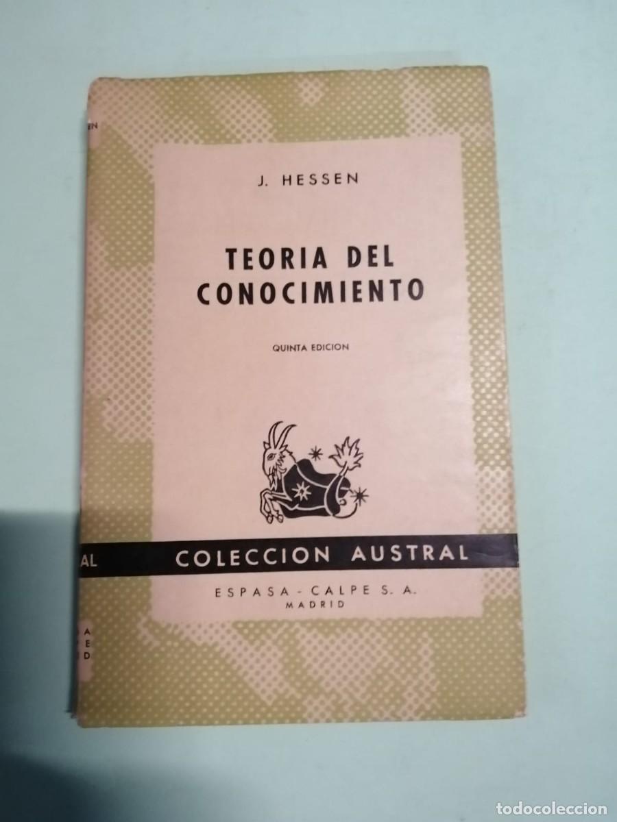 Libros de segunda mano: TEORIA DEL CONOCIMIENTO (J. HENSEN) AUSTRAL - Foto 1