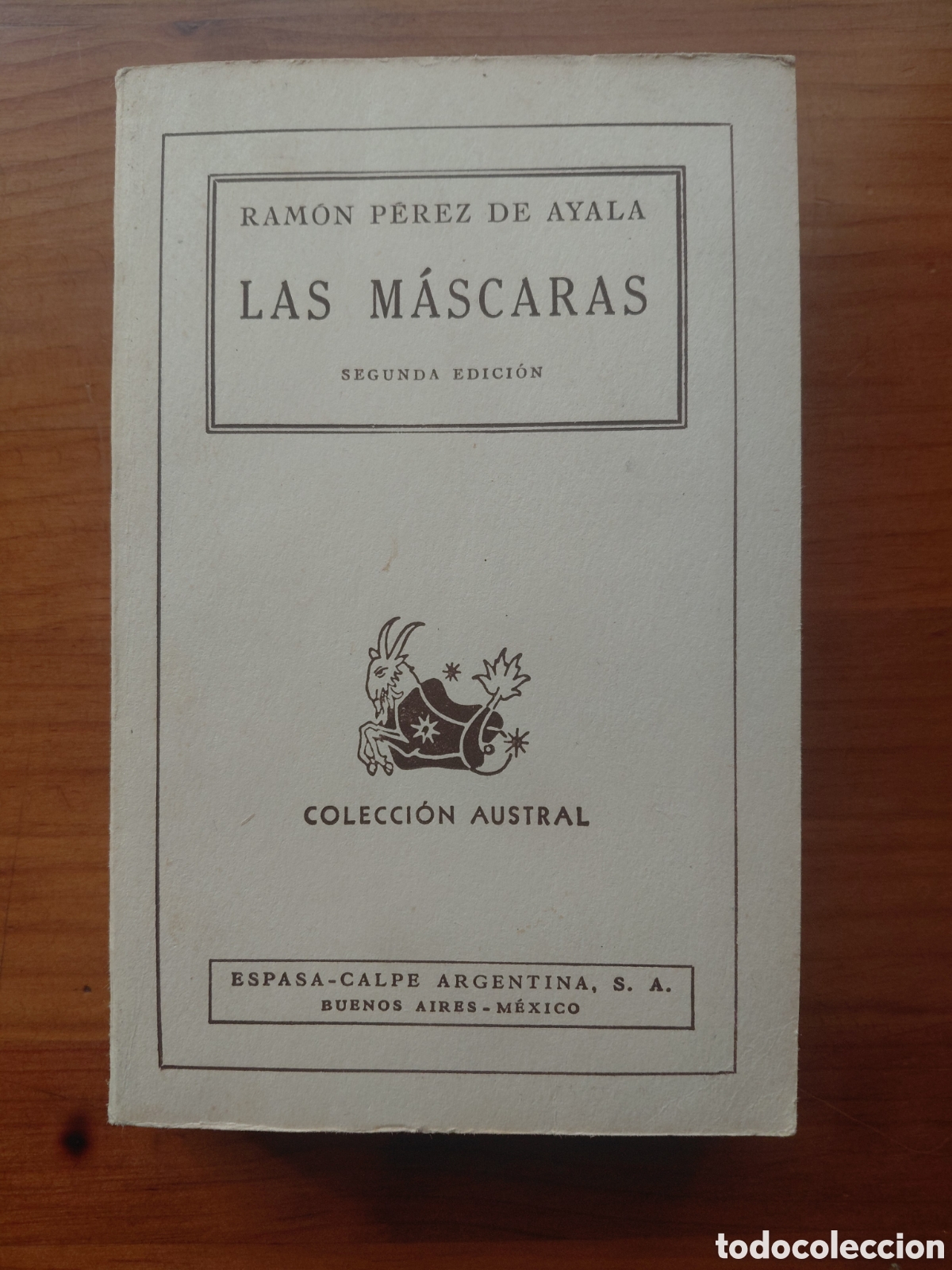 Libros de segunda mano: Las m&aacute;scaras, Ram&oacute;n P&eacute;rez de Ayala - Foto 1