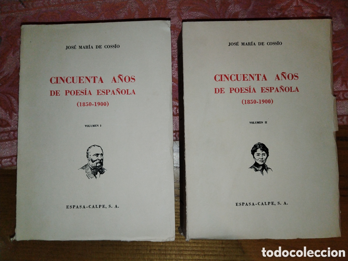 Libros de segunda mano: Cincuenta a&ntilde;os de poes&iacute;a espa&ntilde;ola. Volumen I y II. 1850