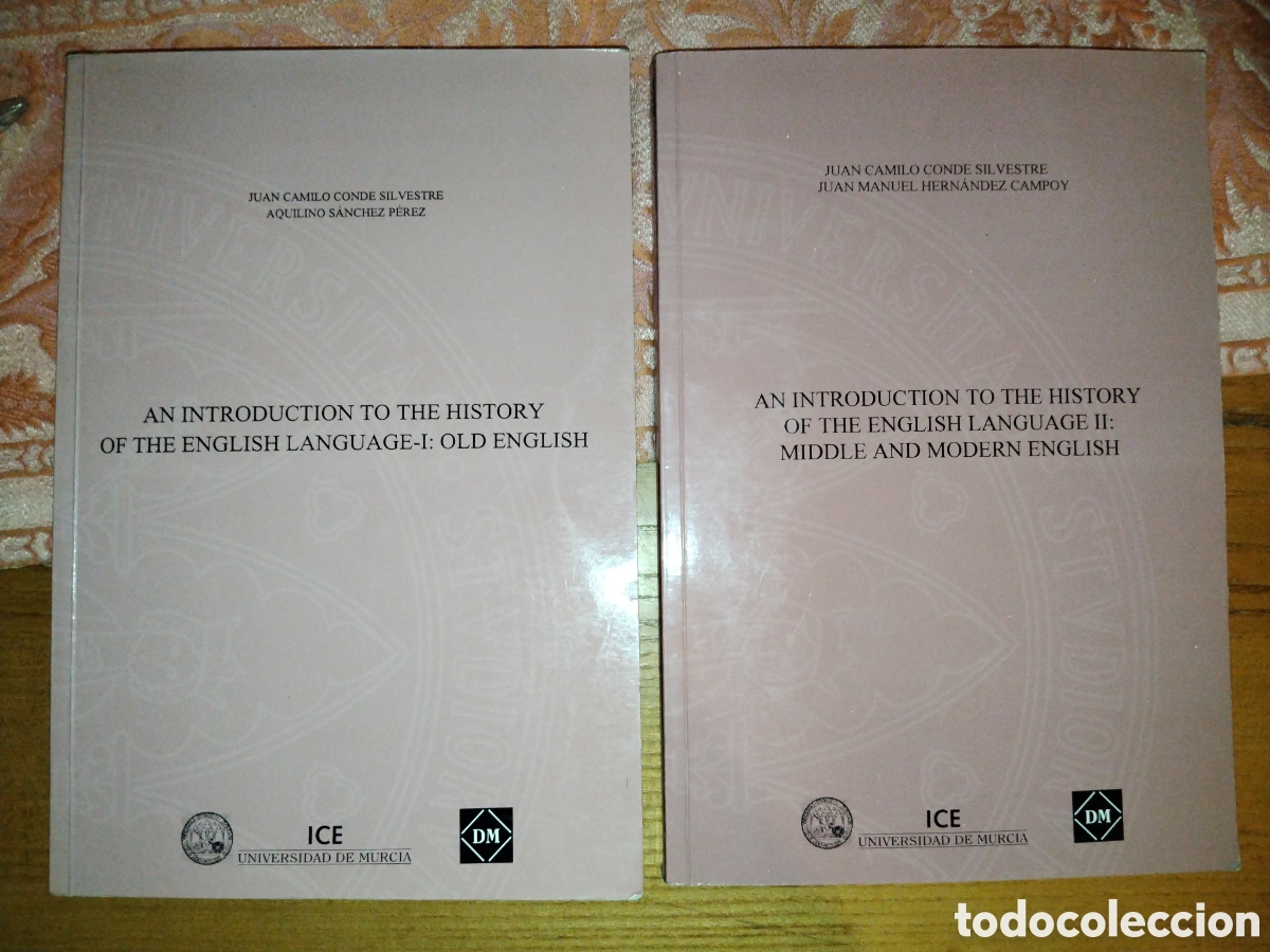 Libros de segunda mano: An introduction to the history of the english language. Tomo I y II. JUAN CAMILO CONDE. AQUILINO S&Aacute;N