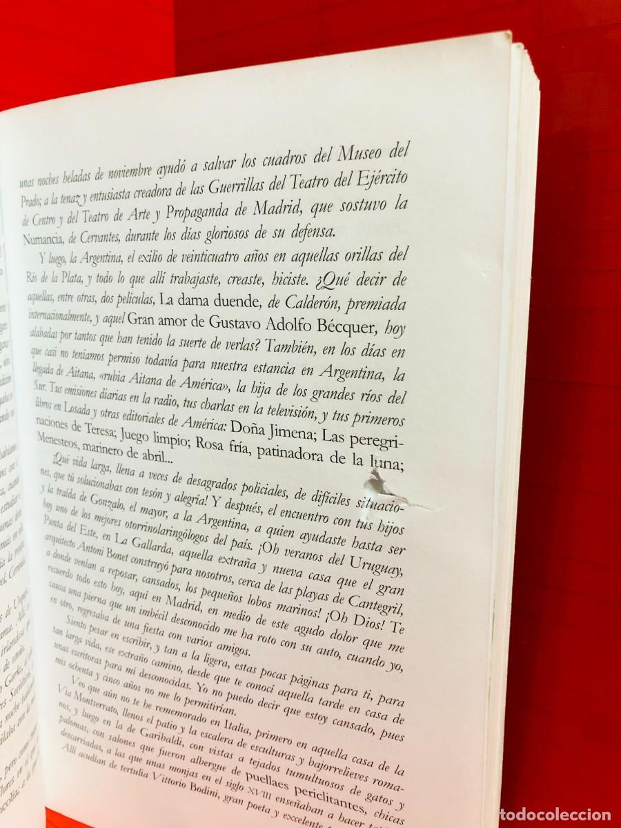 Libros de segunda mano: MEMORIA DE LA MELANCOL&Iacute;A &ndash; ED. ABRIL &ndash; M. T. LE&Oacute;N &ndash; 2001 - Foto 4
