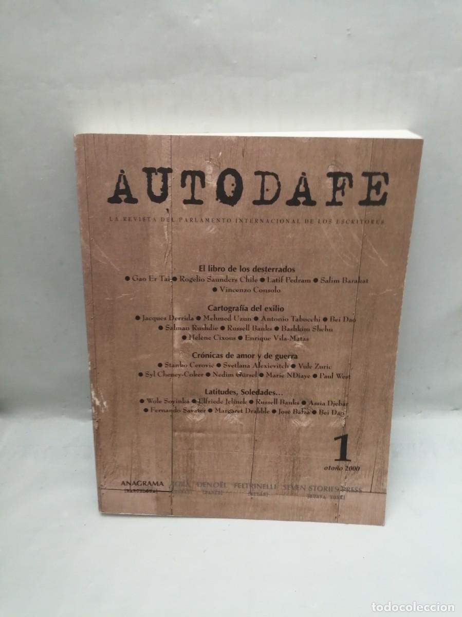 Libros de segunda mano: AUTODAFE. Revista del Parlamento Internacional de Escritores, Tomo 1 (Oto&ntilde;o 2000)