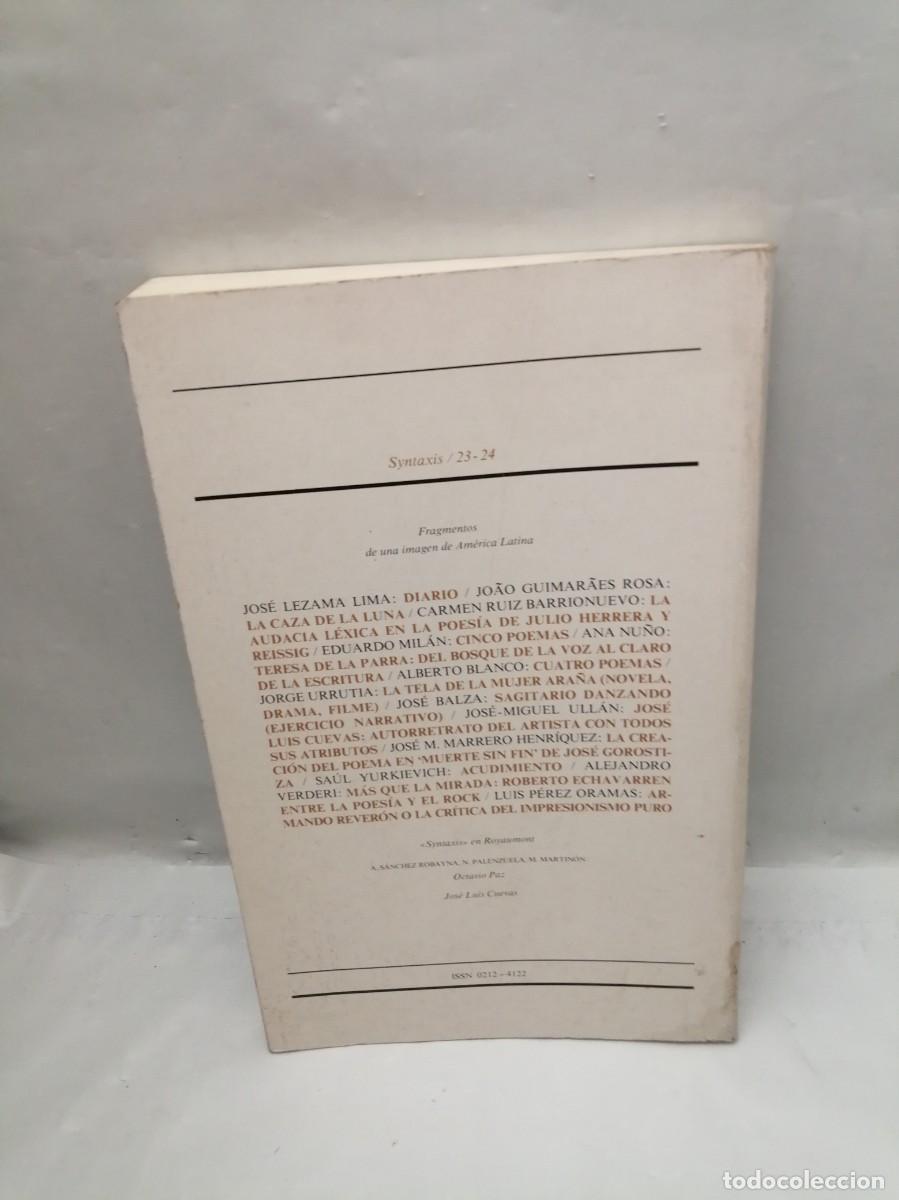 Libros de segunda mano: SYNTAXIS, No. 23-24, Primavera-Oto&ntilde;o 1990 - Foto 2