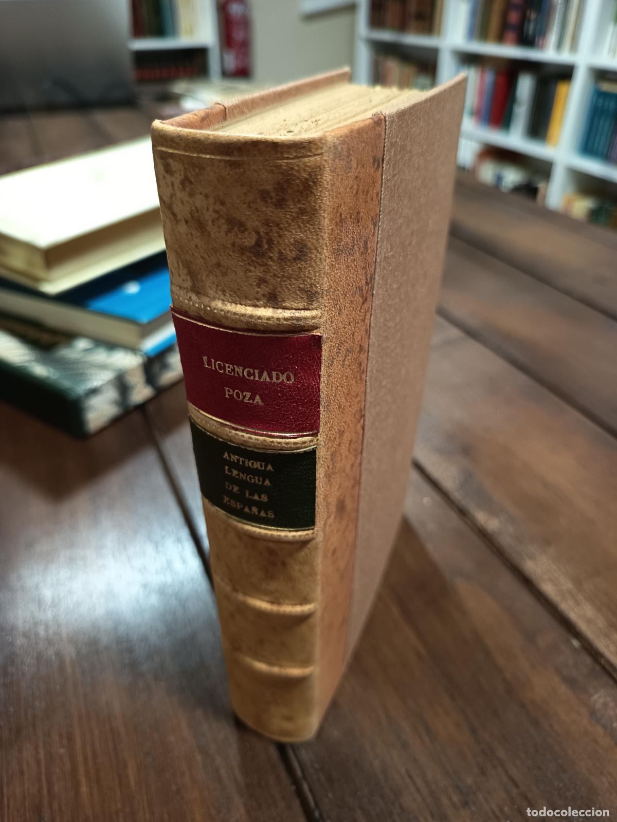 Second hand books: 1959 - LICENCIADO POZA. Antigua lengua de las Espa&ntilde;as