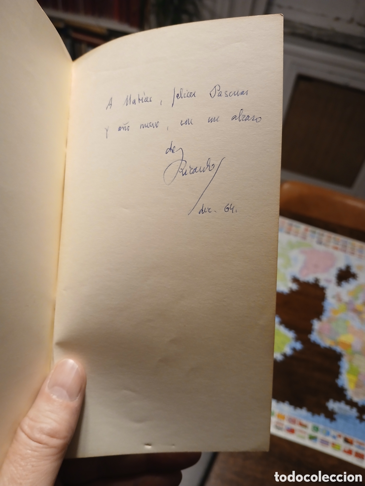 Libros de segunda mano: &Uacute;ltima lecci&oacute;n de Unamuno, edici&oacute;n y con dedicatoria de Ricardo Gull&oacute;n - Foto 2