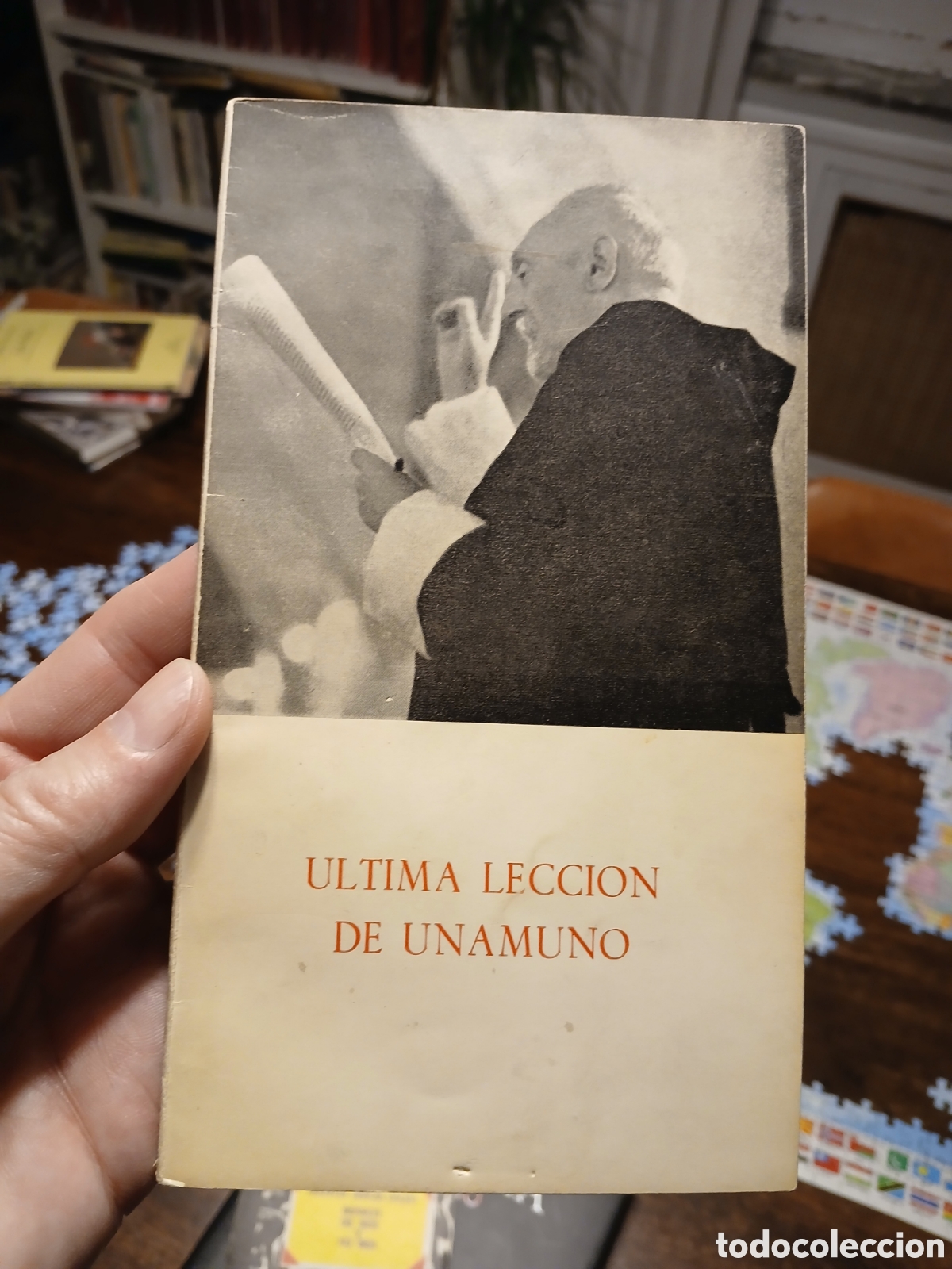 Libros de segunda mano: &Uacute;ltima lecci&oacute;n de Unamuno, edici&oacute;n y con dedicatoria de Ricardo Gull&oacute;n - Foto 1