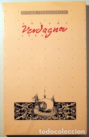 Libros de segunda mano: ANUARI VERDAGUER 1986 - Barcelona 1986