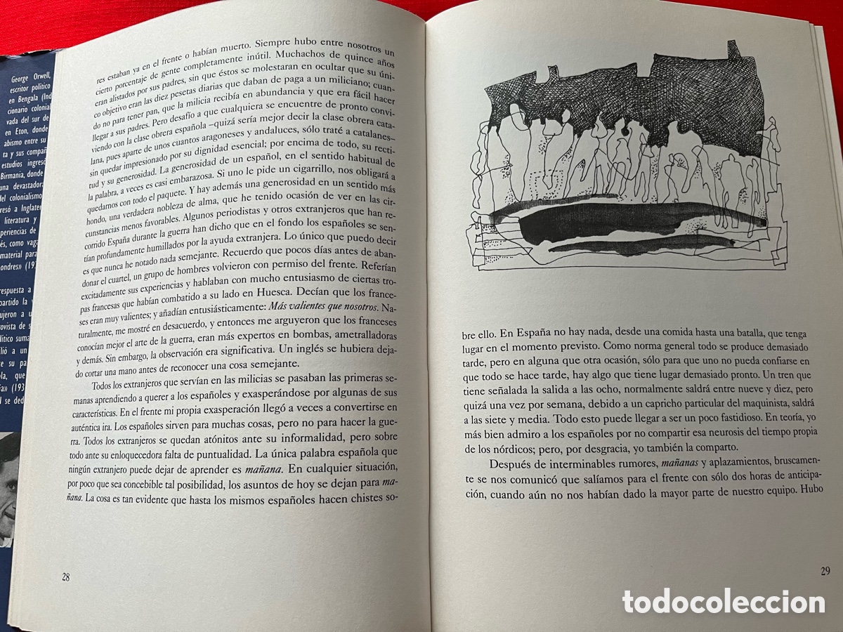 Libros de segunda mano: Libro George Orwell Homenaje a Catalu&ntilde;a - Foto 6
