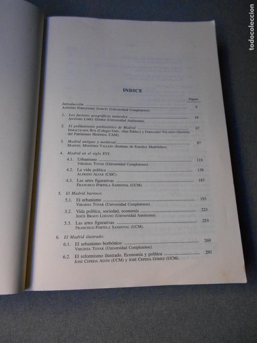 Libros de segunda mano: HISTORIA DE MADRID. UNIVERSIDAD COMPLUTENSE. - Foto 3