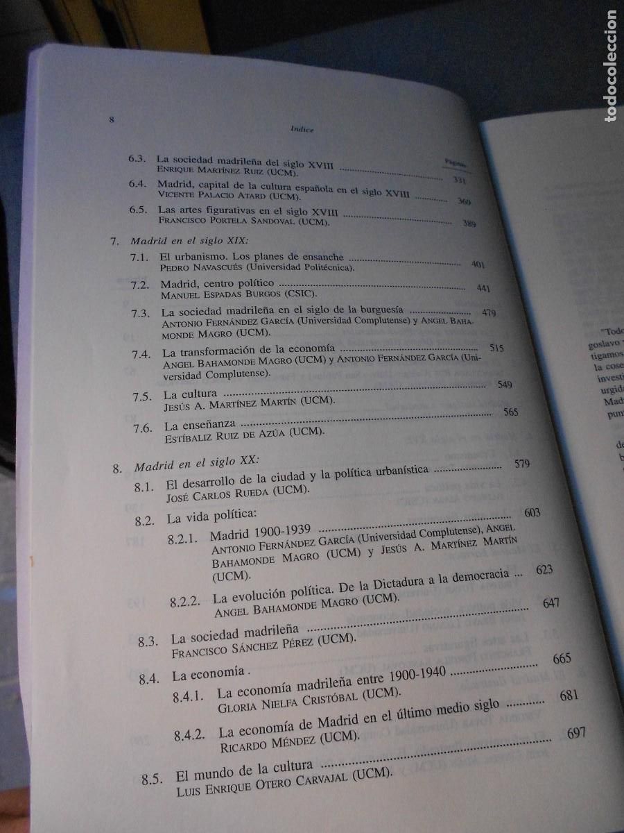 Libros de segunda mano: HISTORIA DE MADRID. UNIVERSIDAD COMPLUTENSE. - Foto 4