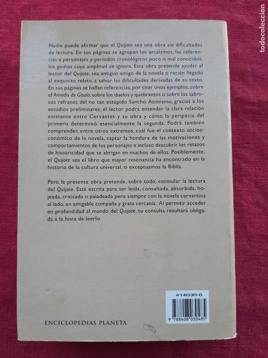 Libros de segunda mano: Enciclopedia del Quijote - Vidal, C&eacute;sar - Foto 2