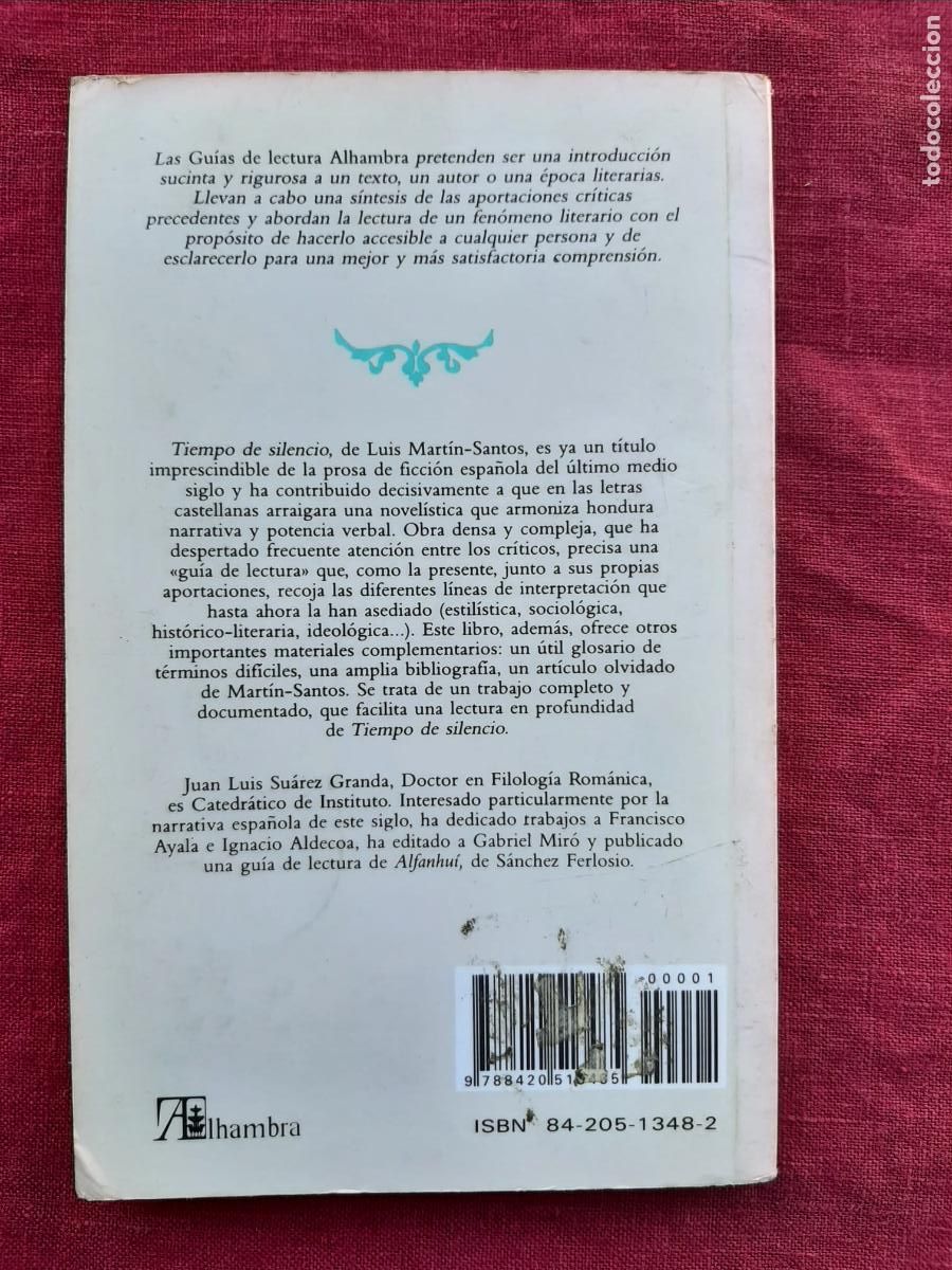 Libros de segunda mano: Tiempo de silencio - Mart&iacute;n-Santos, Luis - Foto 2