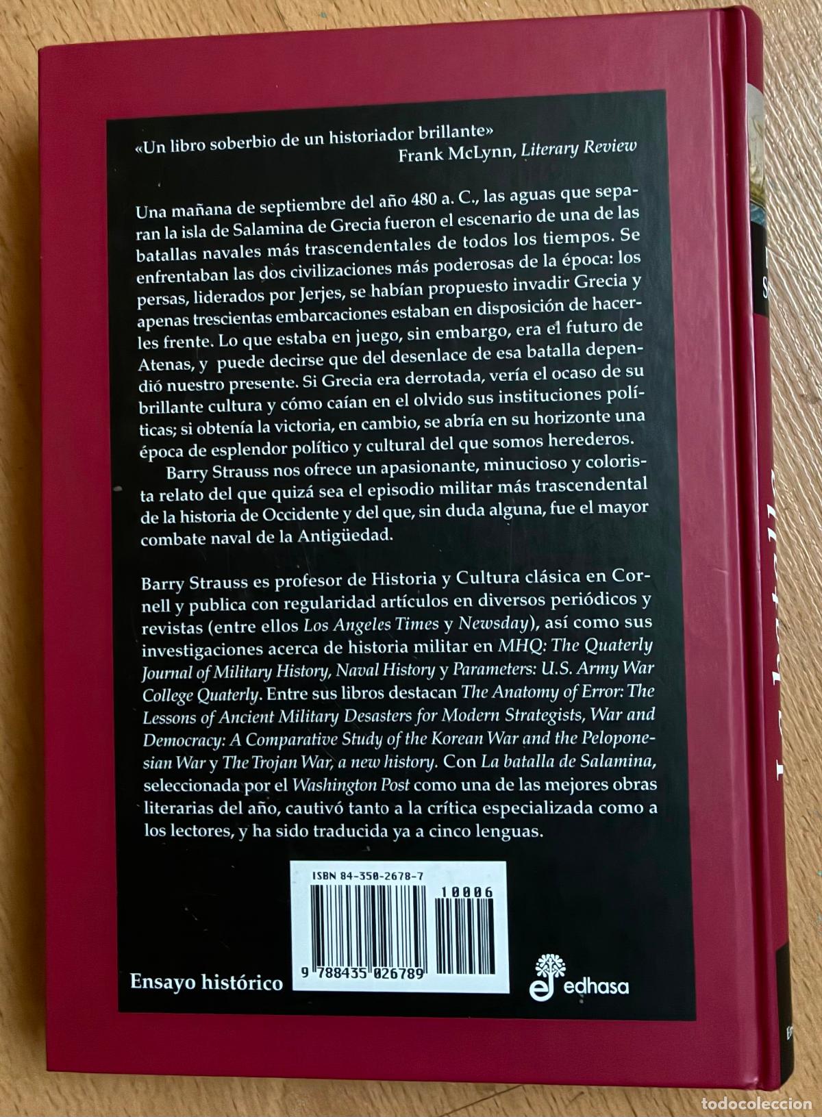 Libros de segunda mano: LA BATALLA DE SALAMINA, Barry Strauss, - Foto 2