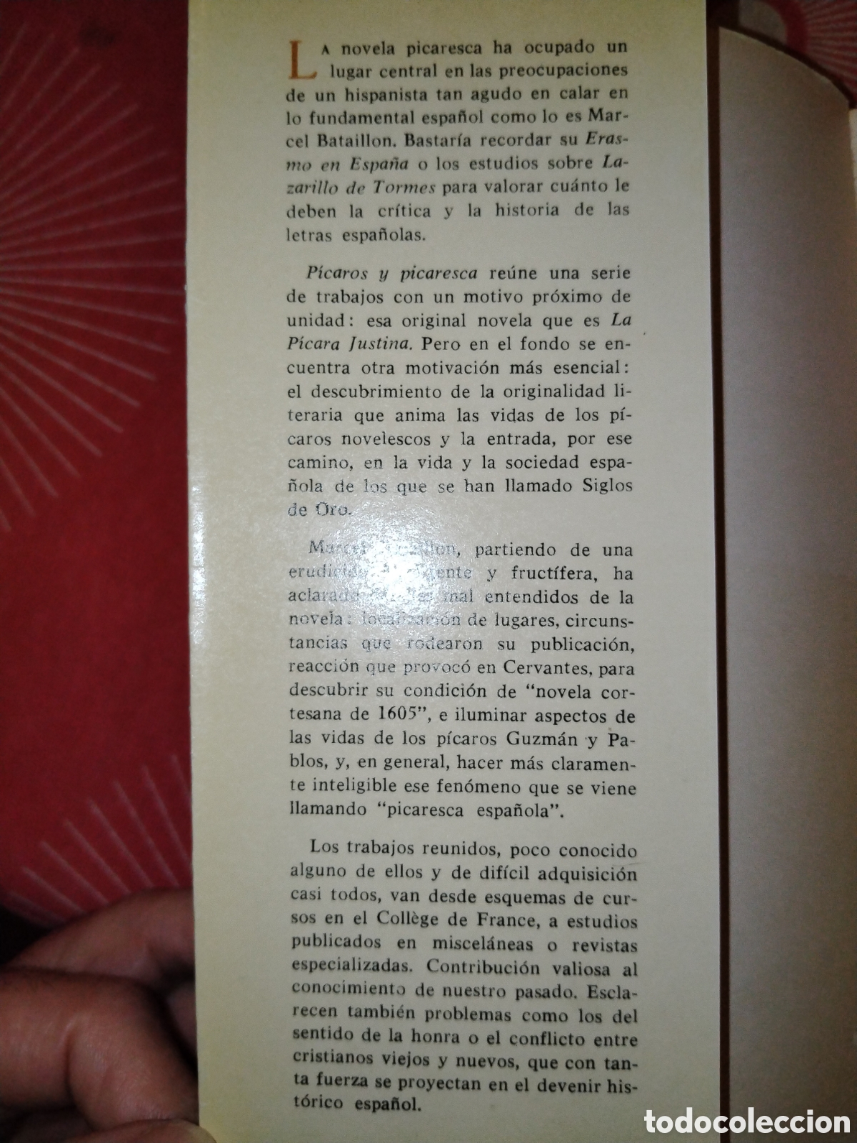 Libros de segunda mano: P&iacute;caros y picaresca. Marcel Bataillon. Taurus - Foto 2
