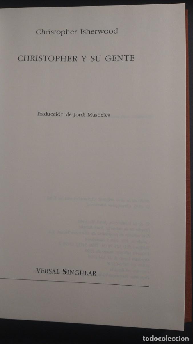 Libros de segunda mano: CHRISTOPHER Y SU GENTE - CHRISTOPHER ISHERWOOD - Foto 5