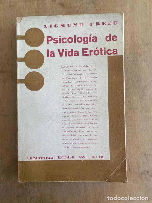 Libros de segunda mano: Psicologia de la vida erotica - Freud Sigmund - Foto 1