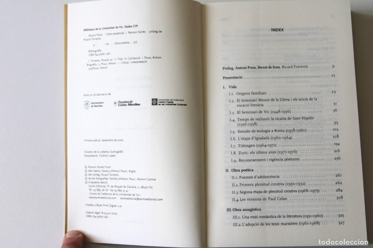 Libros de segunda mano: Ramon Farr&eacute;s - Antoni Pous. Lobra essencial - Eumo Editorial - Foto 4