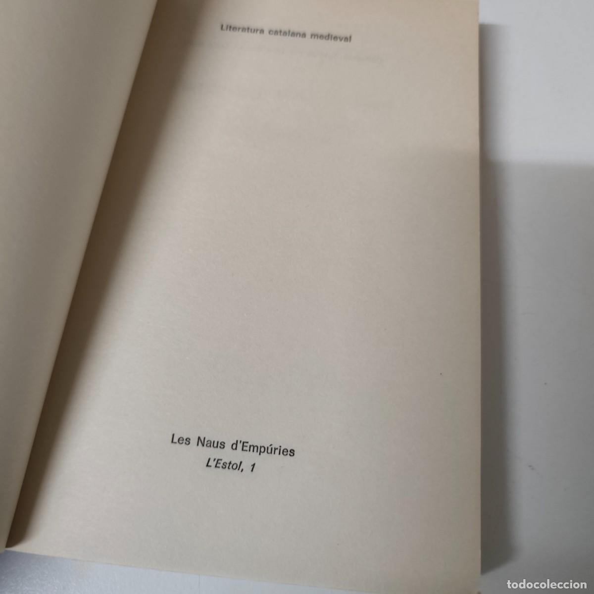 Libros de segunda mano: LITERATURA CATALANA MEDIEVAL. - Foto 3