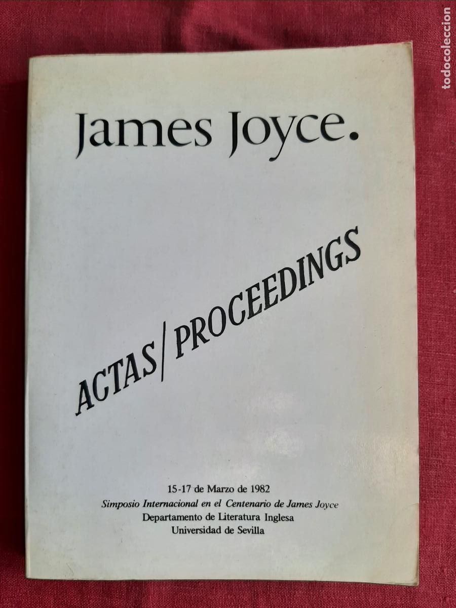 Libros de segunda mano: James Joyce: A new language. Actas Simposio Internacional en el Centenario de James Joyce - Foto 1