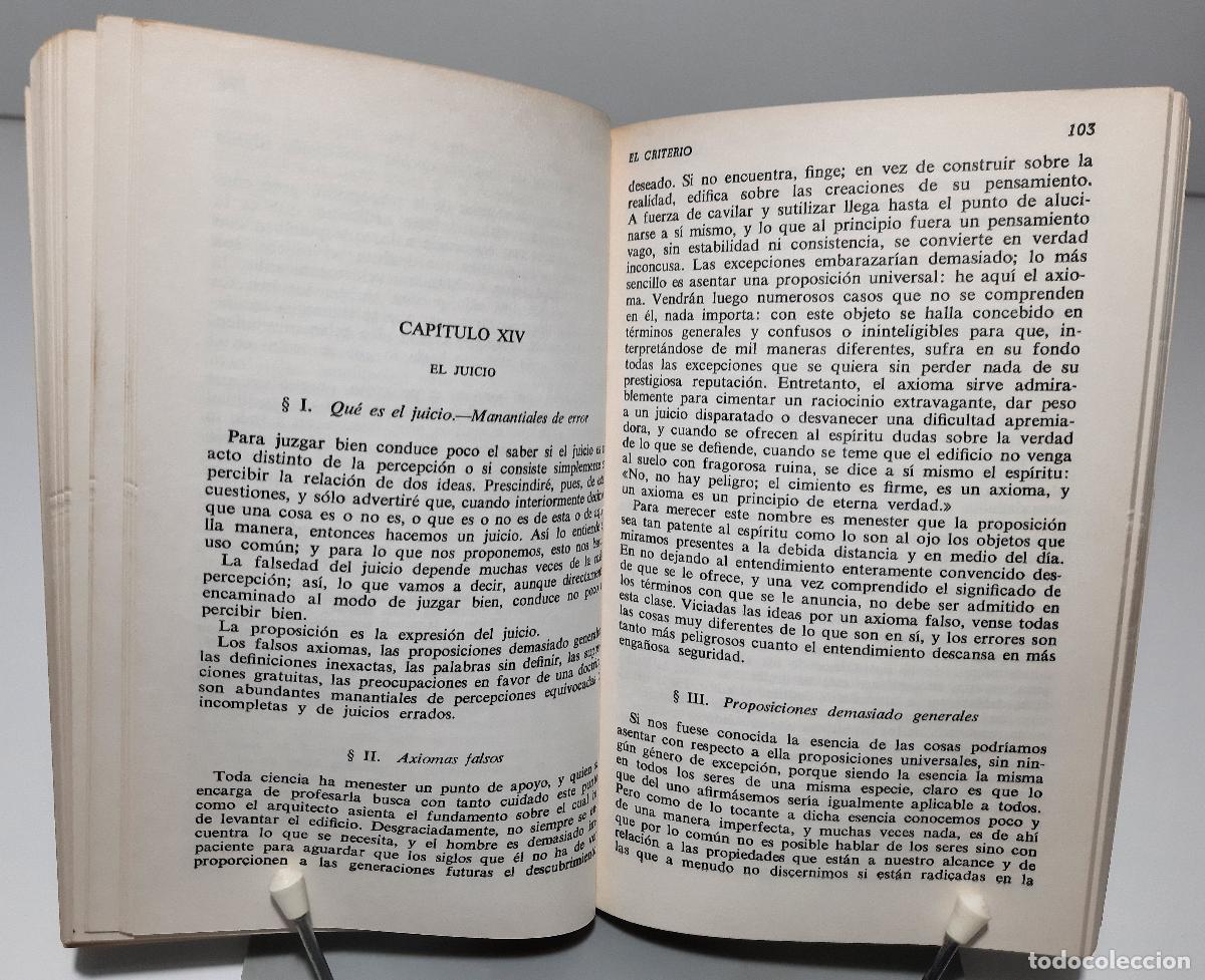 Libros de segunda mano: El criterio - Balmes, Jaime - Foto 2