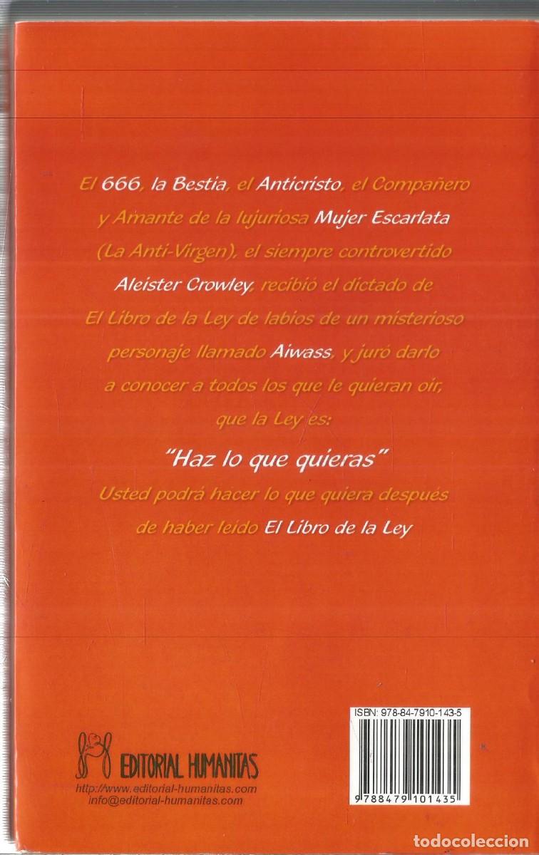 Libros de segunda mano: ALEISTER CROWLEY. EL LIBRO DE LA LEY. HUMANITAS - Foto 2