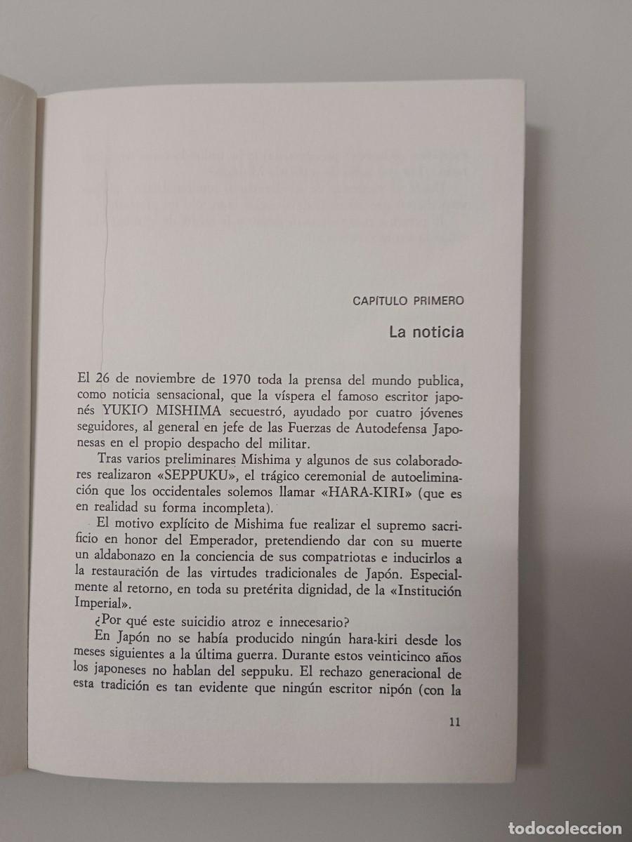 Libros de segunda mano: MISHIMA O EL PLACER DE MORIR - Foto 7