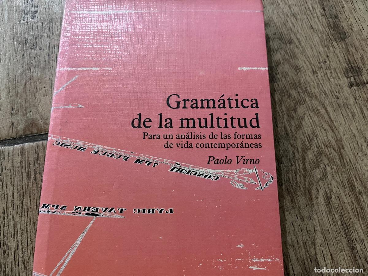 Libros de segunda mano: GRAMATICA DE LA MULTITUD - PAOLO VIRNO - Foto 2