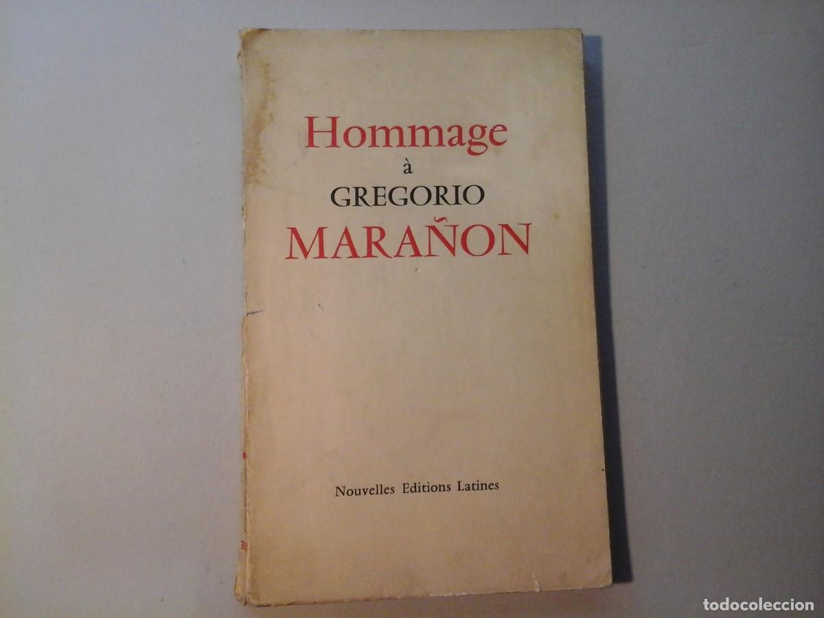 Libros de segunda mano: HOMMAGE &Aacute; GREGORIO MARA&Ntilde;ON. DEDICADO Y FIRMADO. CAMILO JOS&Eacute; CELA. JEAN COCTEAU. GENERACI&Oacute;N 14. RARO