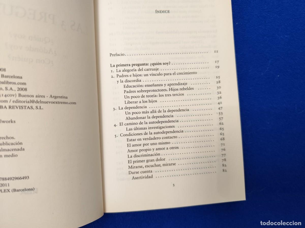 Libros de segunda mano: Las 3 Preguntas Jorge Bucay RBA Libros 2008 - Foto 7
