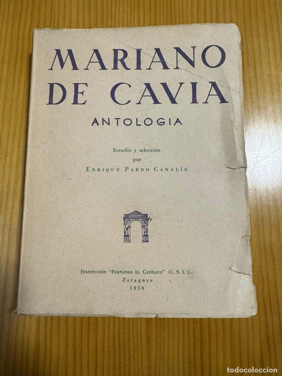 Libri di seconda mano: MARIANO DE CAVIA ANTOLOG&Iacute;A 1959