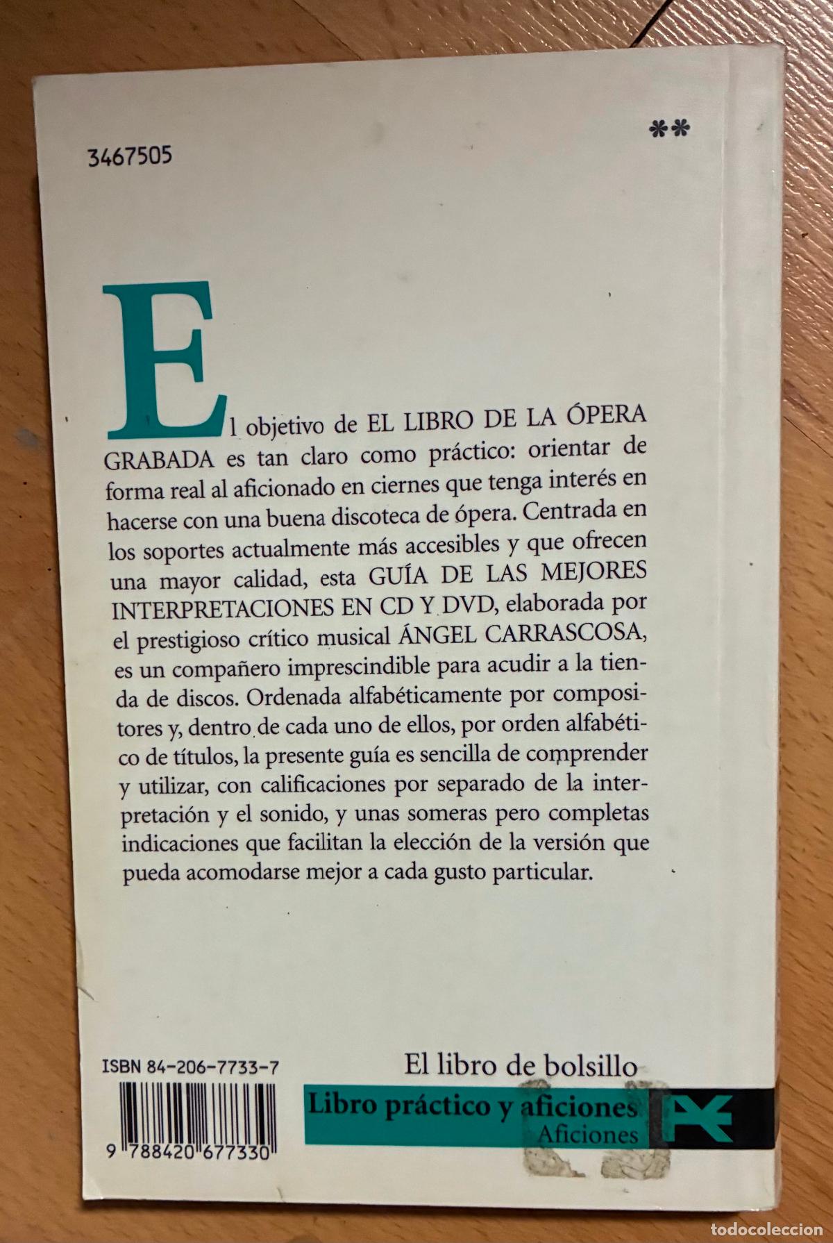 Libros de segunda mano: EL LIBRO DE LA OPERA GRABADA, Angel Carrascosa - Foto 2