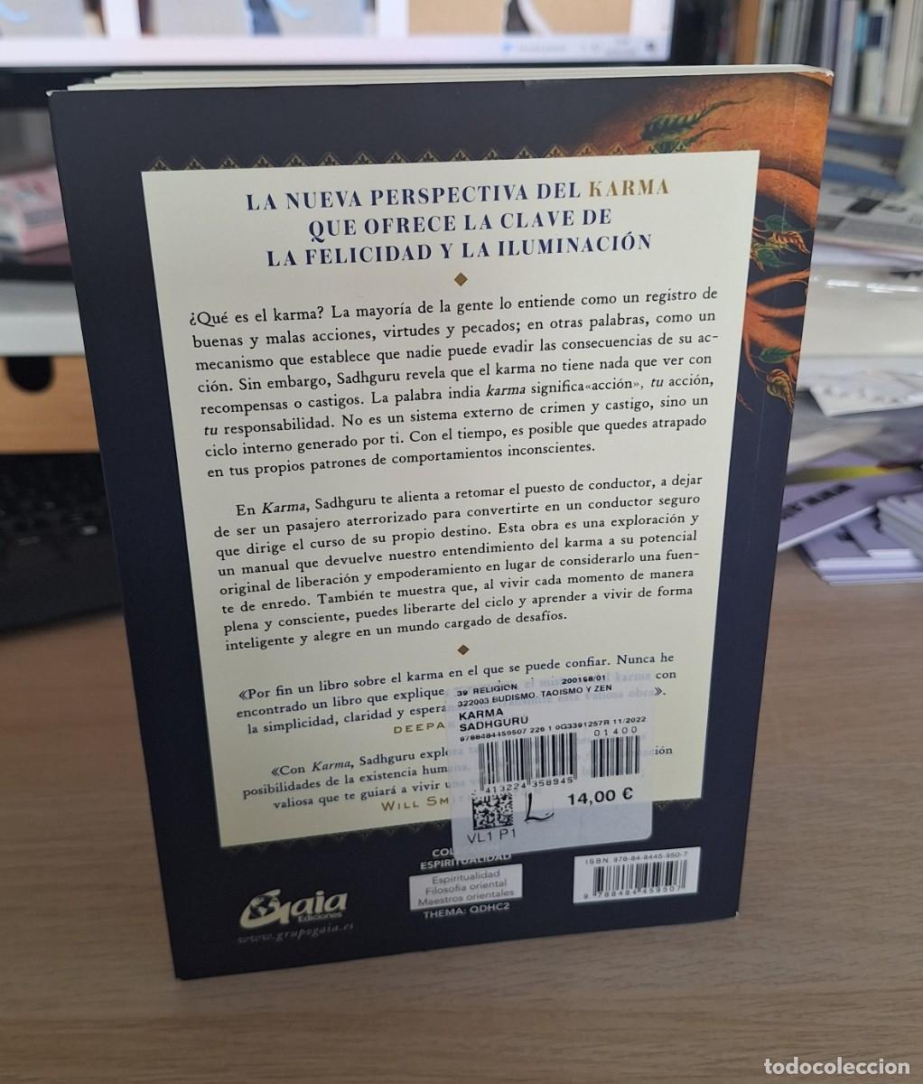 Libros de segunda mano: KARMA GU&Iacute;A YOGUI... - SADHGURU - Foto 2