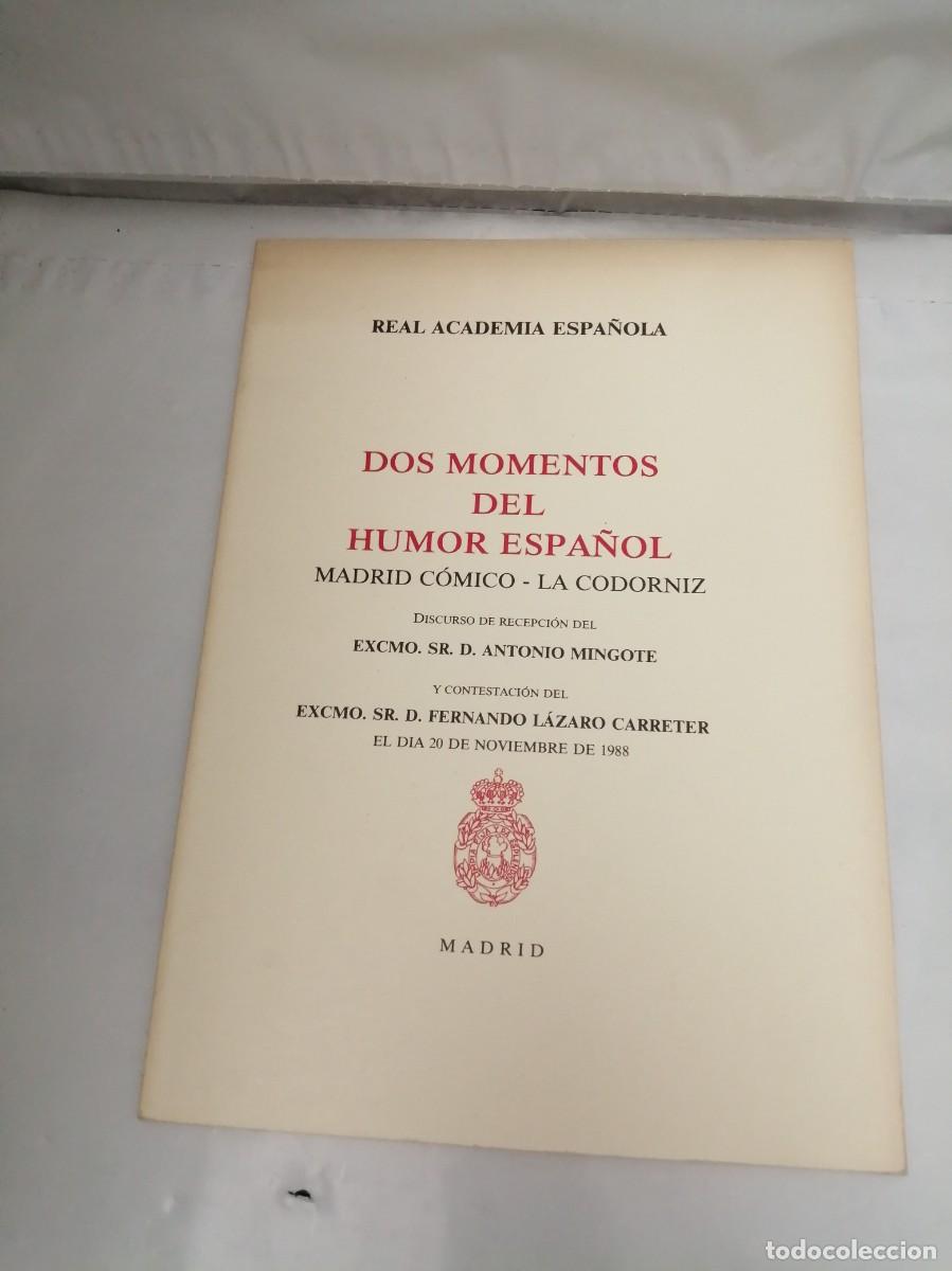 Libros de segunda mano: Dos momentos del humor espa&ntilde;ol: Madrid C&oacute;mico. La Codorniz