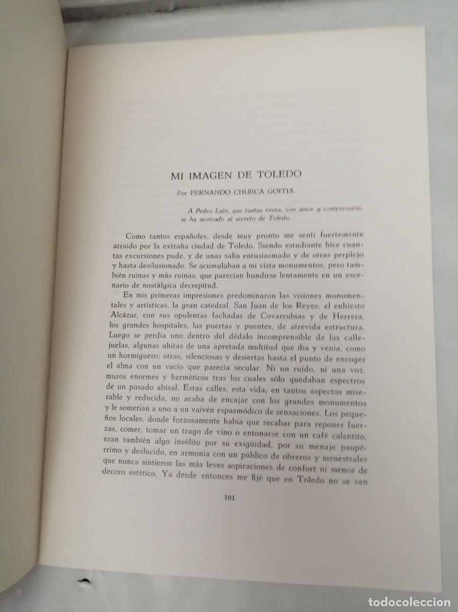 Libros de segunda mano: Fernando Chueca Goitia: Mi Imagen de Toledo - Foto 3