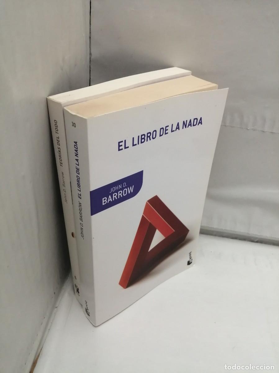 Libros de segunda mano: Pack DOS LIBROS de John D. Barrow: El libro de la nada / Teor&iacute;as del todo - Foto 3