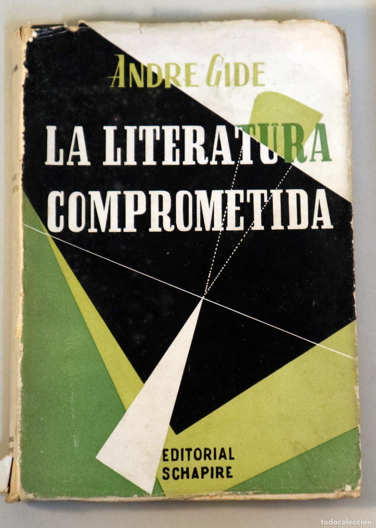 Second hand books: GIDE, Andre - LA LITERATURA COMPROMETIDA - Buenos Aires 1956
