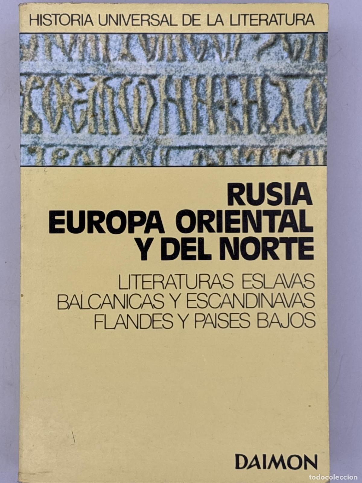 Livres d'occasion: RUSIA, EUROPA ORIENTAL Y DEL NORTE. LITERATURAS ESLAVAS, BALC&Aacute;NICAS Y ESCANDINAVAS, FLANDES Y PA&Iacute;SES