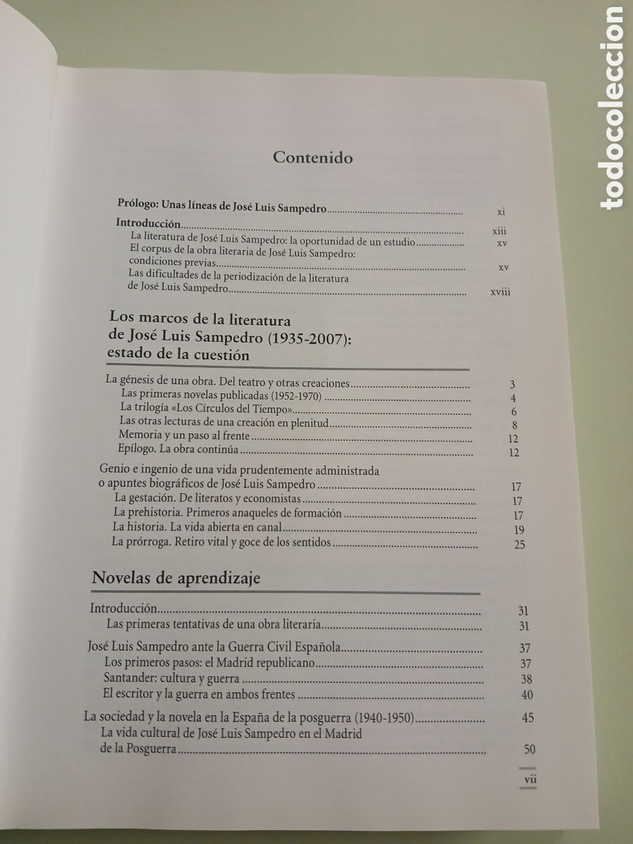 Libros de segunda mano: Jos&eacute; Luis Sampedro. Francisco Mart&iacute;n Mart&iacute;n. - Foto 4
