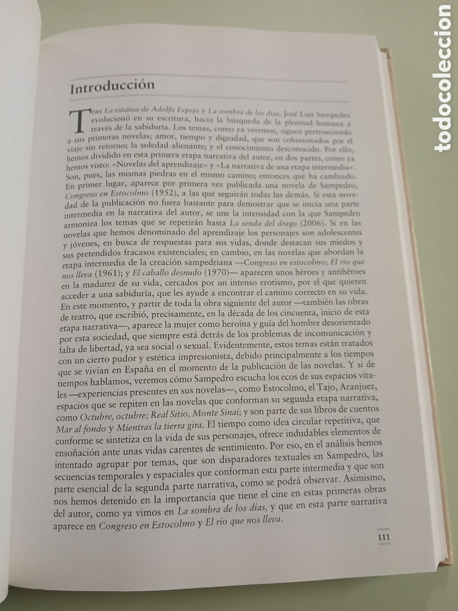 Libros de segunda mano: Jos&eacute; Luis Sampedro. Francisco Mart&iacute;n Mart&iacute;n. - Foto 10